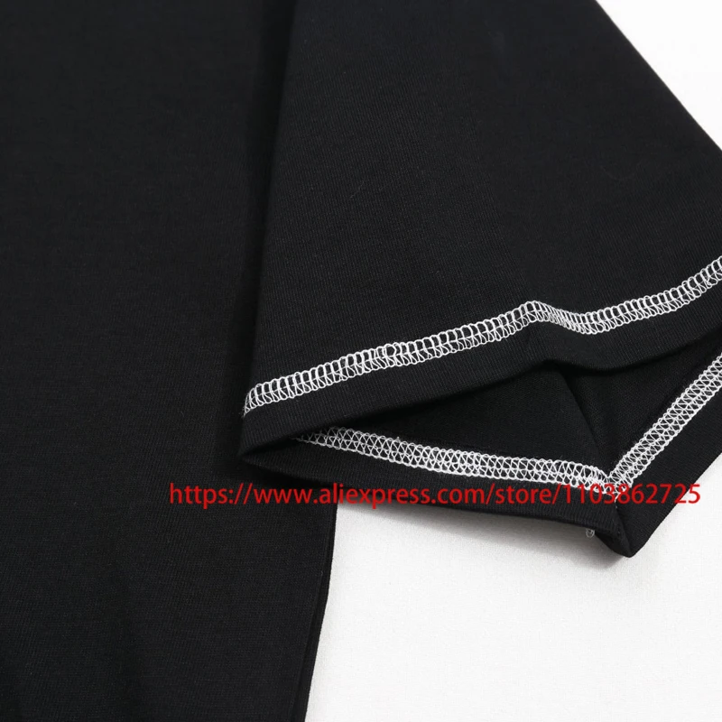 جديد صورة حقيقية عالية الجودة مارتين روز تي شيرت الصيف تنفس فضفاض عادية رسالة شعار طباعة مارتين روز قصيرة الأكمام المحملة