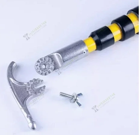 Triangle Fiberglass High Voltage Telescopic Hot Stick Operating Rod for Electric Power（1pcs）