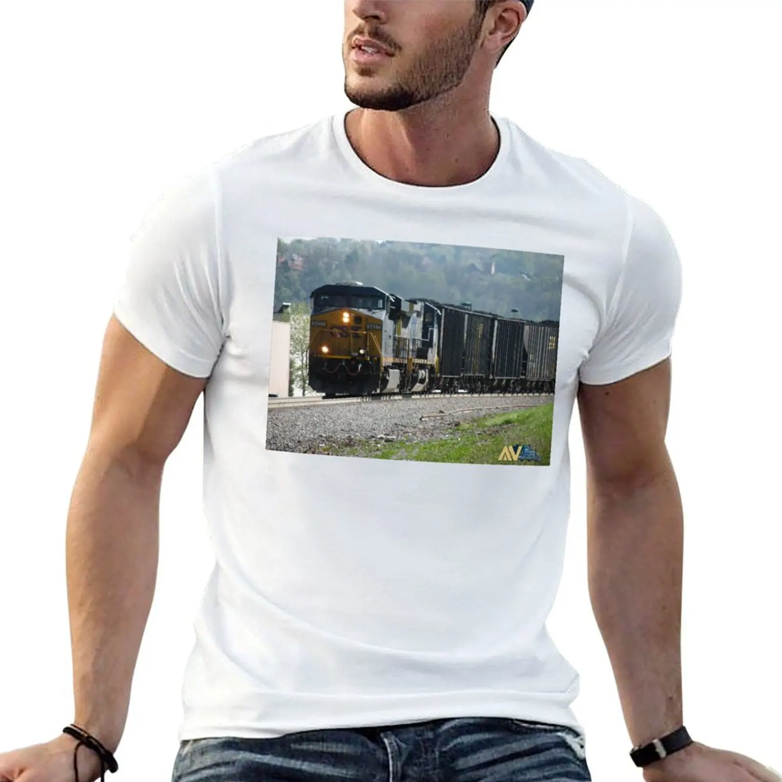 

CSX Unit Coal Train T-Shirt essential t shirt cotton t shirt man T-Shirt