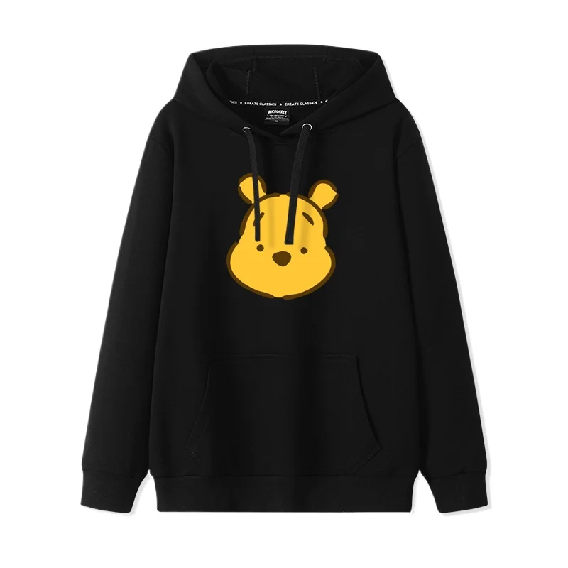 Cartoon anime cute Pooh Bear hoodie women\'s Disney loose ins style hooded jacket hoodies  clothes  hoodies women  anime hoodie