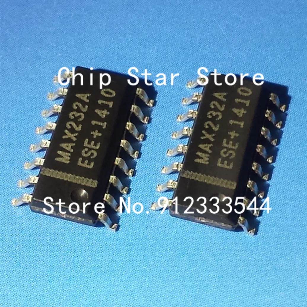 5-100pcs  MAX232AESE+T  MAX232AESE  MAX232  SOIC16  Transceiver RS232 4.5V-5.5V supply 100%New And Original