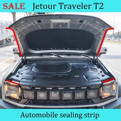 Fit for JETOUR Traveler T2 2023-2024 Car Full Vehicle Seal Strip Front Hood Tail Box Door Door Body Sound Insulation Accessories