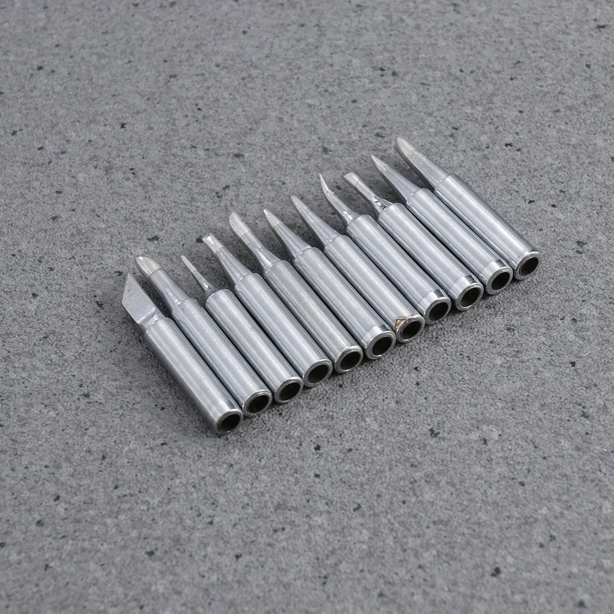 

11pcs Soldering Iron Tips Lead-Free For 900M 936 852D+ 898D Stations Replacement Soldering Bits Pcb Welding Tools Set