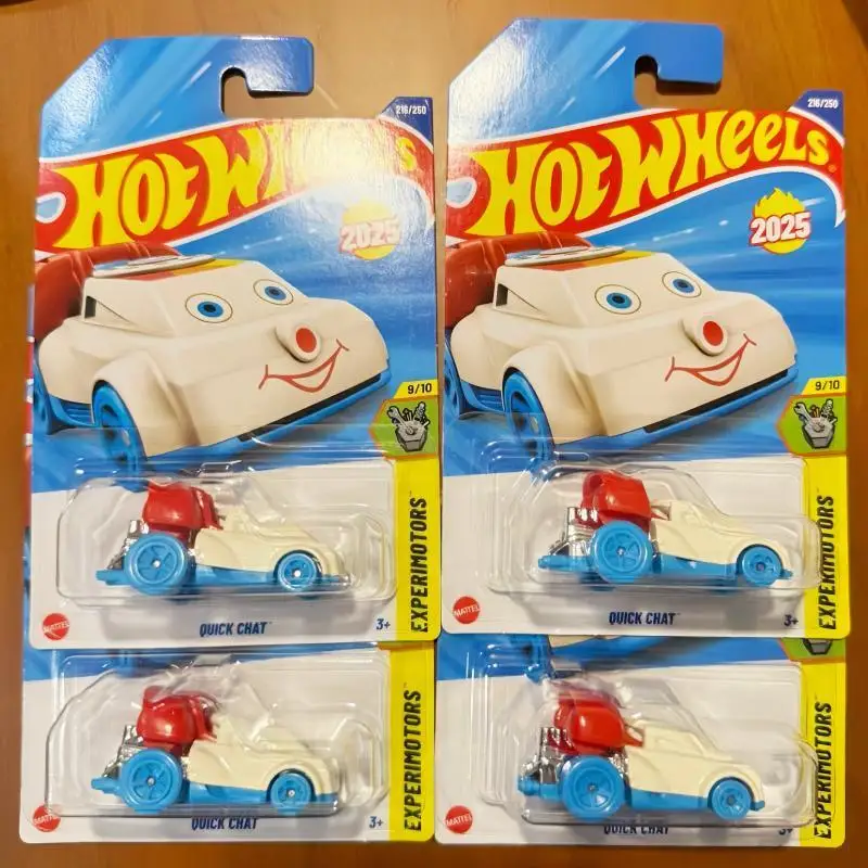 

2025L/G Original Hot Wheels Car Quick Chat Toys Boys 1/64 Diecast Voiture Miniture Metal Model Experimotors Juguetes Boys Gifts