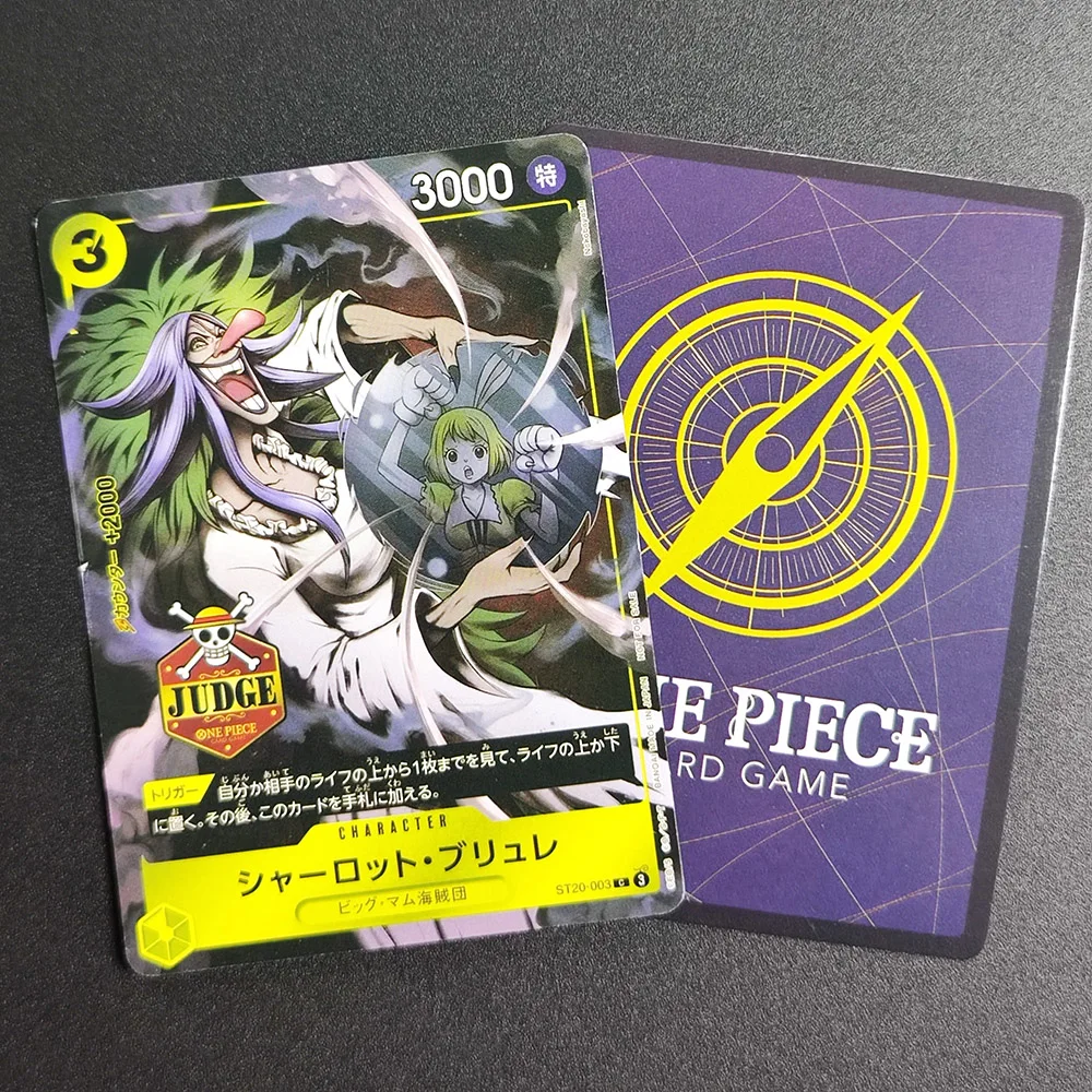 DIY Proxy One Piece OPCG Japanese 2025 O-Nami Vergo Robin Doflamingo Sabo Sengoku Brulee Judge Promotion Collection Card Toy - view 6
