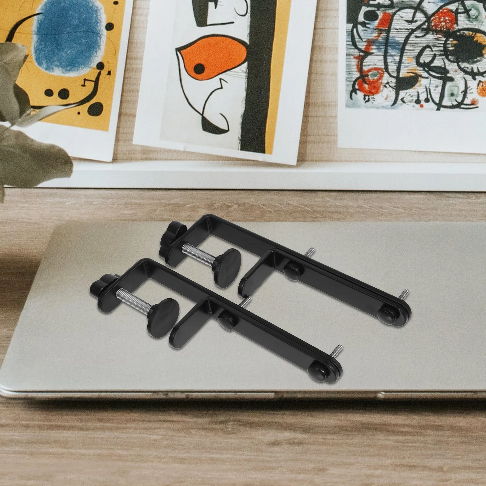 2 قطعة حامل Pegboard لسطح المكتب متعدد الوظائف موفر للمساحة منظم من الفولاذ الكربوني سهل التركيب لمكتب ألعاب المكتب