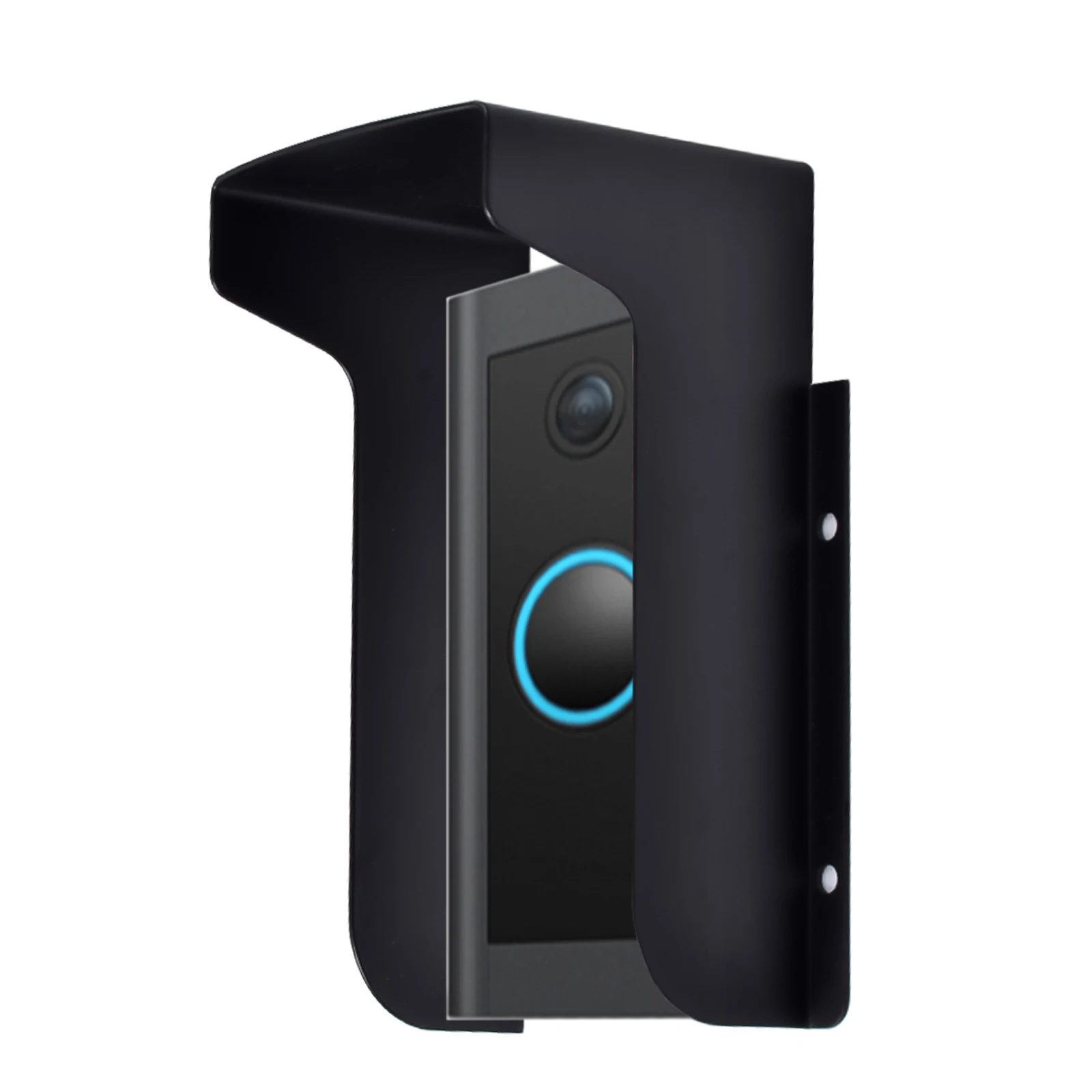 Doorbell Rainproof Cover Ring Doorbell Anti Glare Cover, Outdoor Metal Doorbell Apartment Visual Intercom Video Doorbell