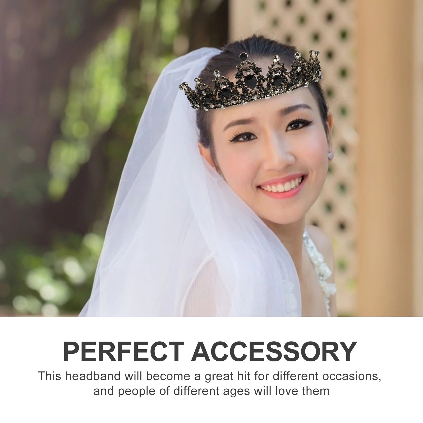 

Elegant Bridal Crown Rhinestones Fashion Headwear Wedding Hair Accessories Bride Party Prom Photoshoot Headdress