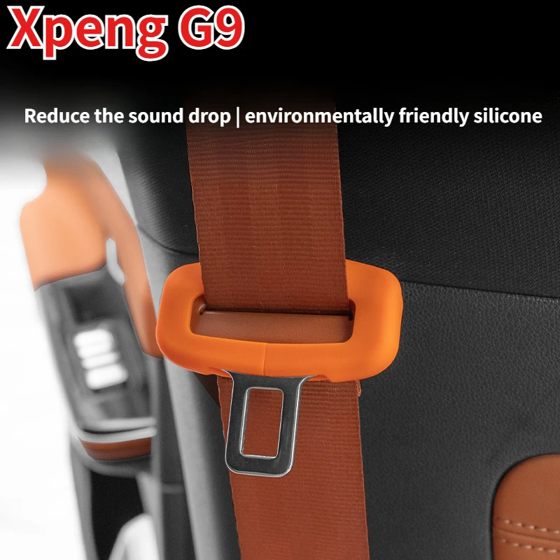 

For Xpeng G9 safety belt protective cover with fixed clamp head anti-collision anti-scratch protective cover
