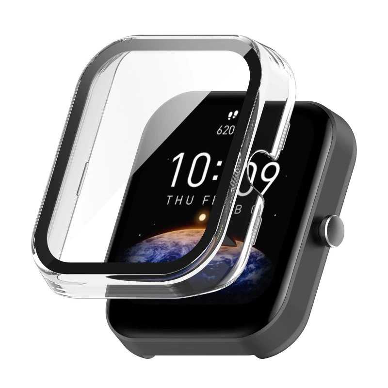 Screen Protector Case Cover For Amazfit Bip 3 Bip3 Pro Smart Watch Protective Cover Bumper Shell Protection Frame