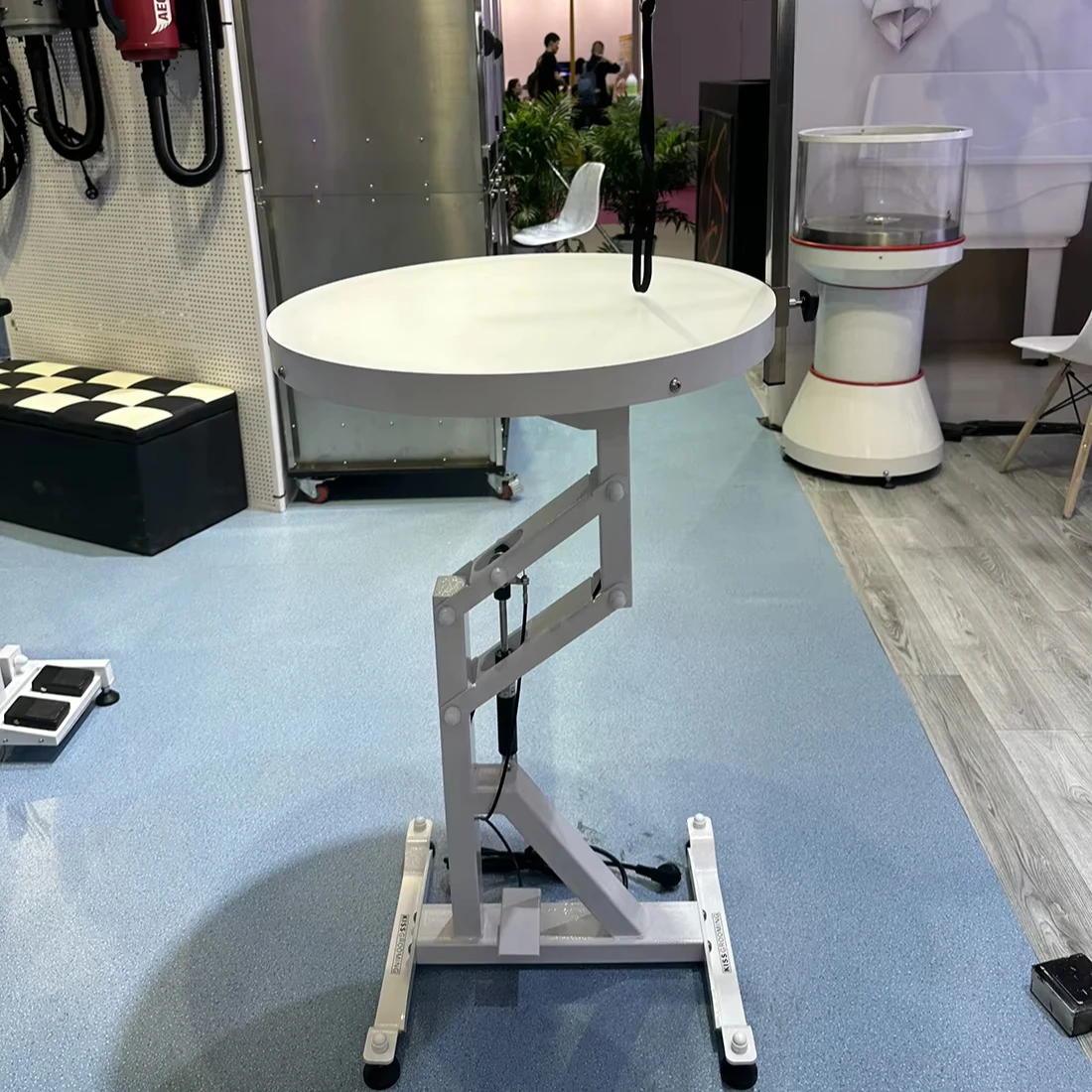 Air Lifting LED Lighting Pet Grooming Table Brightness Regulating Adjustment Pet Training Display Table