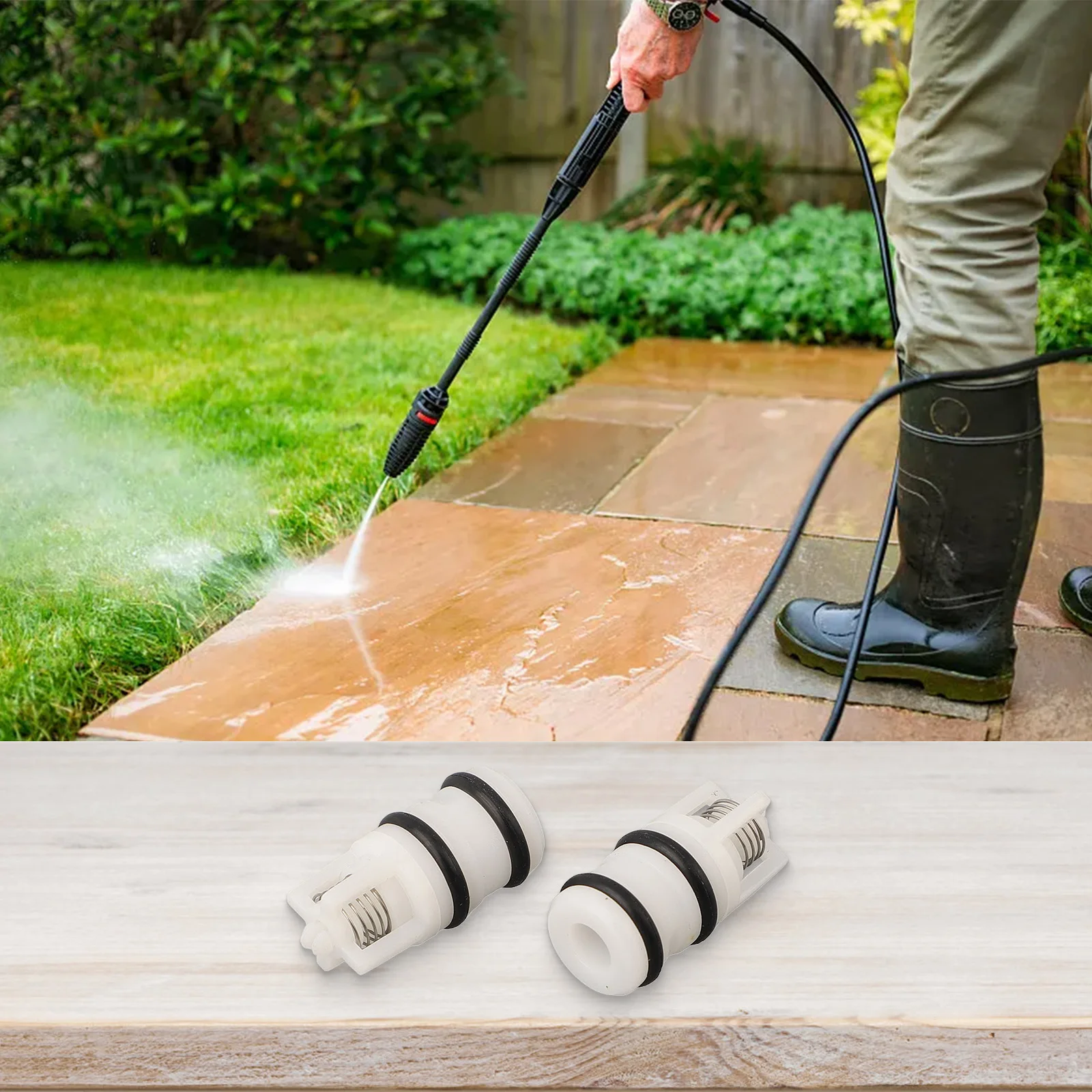Functional Home Pump Cleaning Head Repair Kit Lightweight Machines Plastic Replacing Seal Washer Car Check Valves