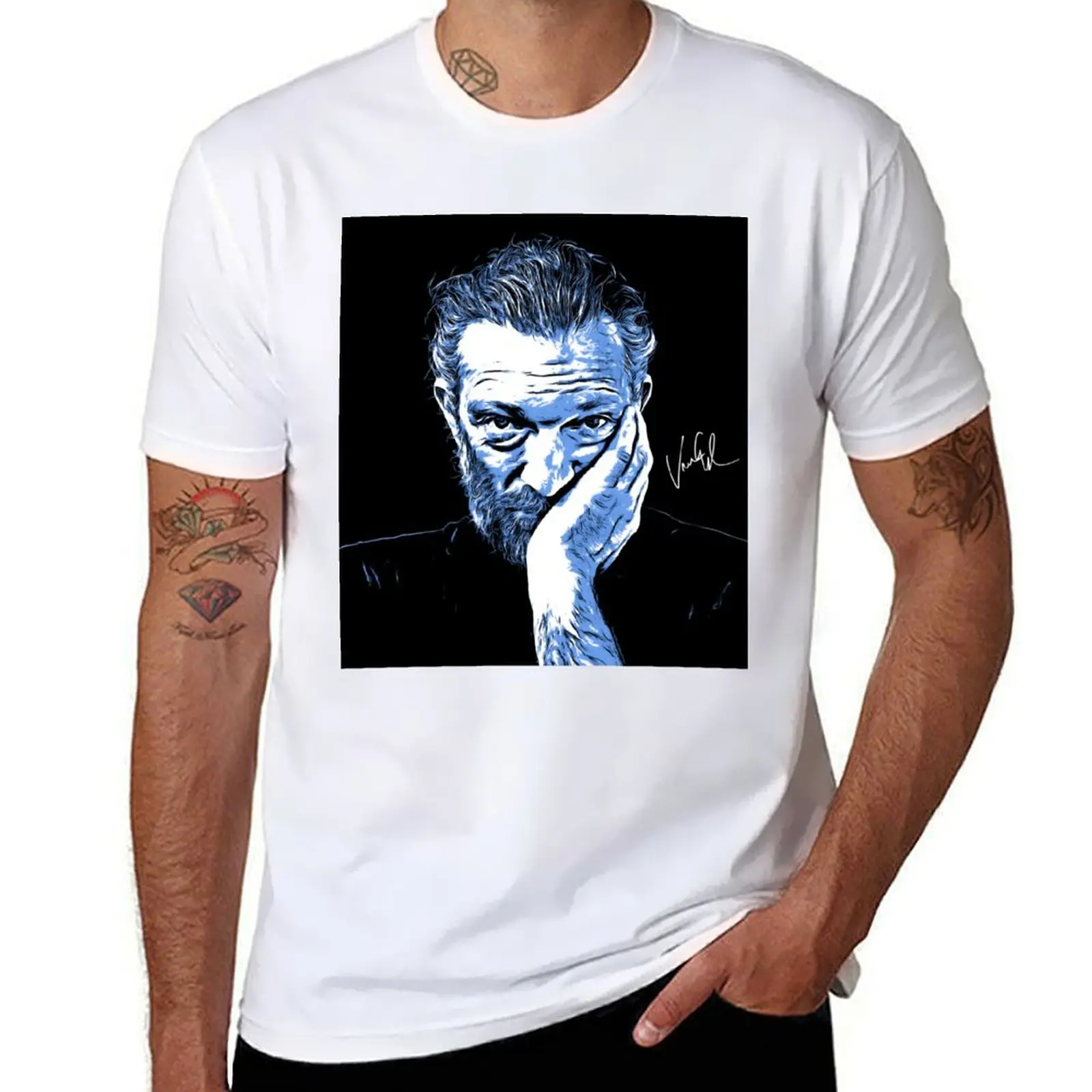 

Vincent Cassel T-Shirt man graphic t shirt funny t shirts dark humor T-Shirt