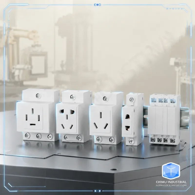 【CHIMU INDUSTRIAL】 DIN Rail Modular Socket AC30 2 Hole 10-16A 3 Hole 10-16A 4 Hole 16A 25A Multi Function Power Outlet