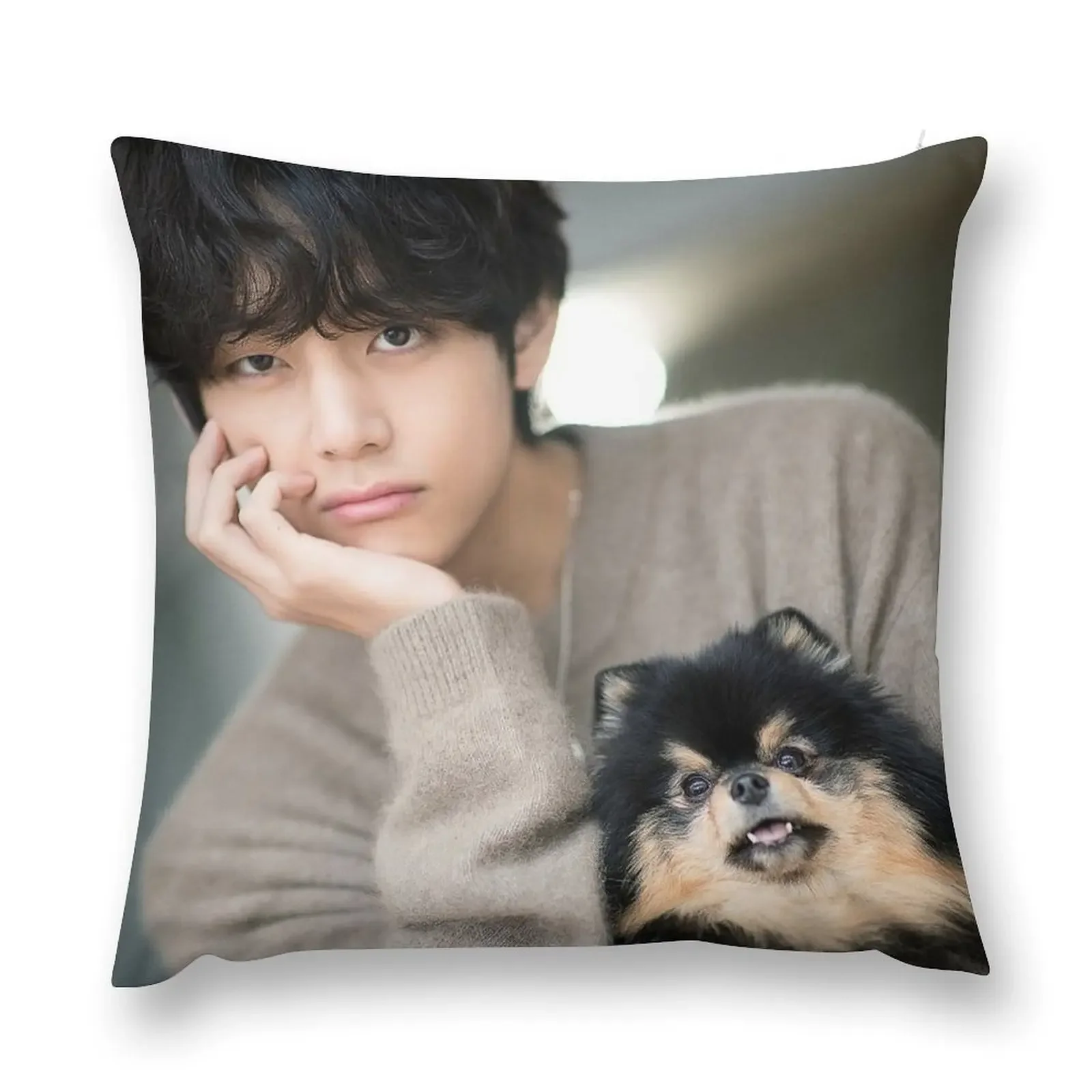 V and Yeontan Throw Pillow luxury sofa pillows Cushion Covers For Living Room Cushion Child pillow