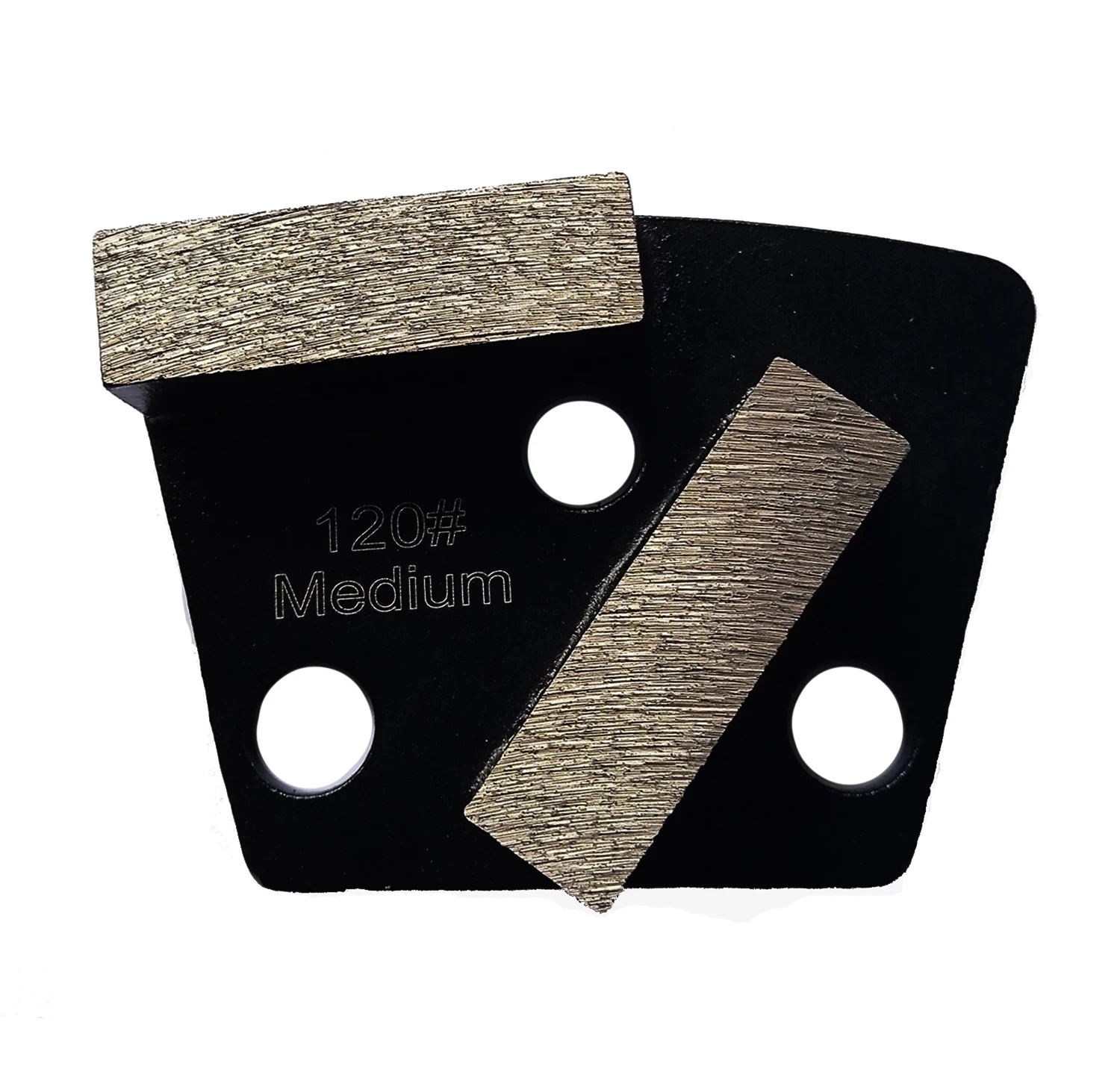 Trapezoid Sintered Diamond Segment Metal Grinding Disc Block Wheel Abrasive Pad For Epoxy Solidified Terrazzo Concrete  Floor