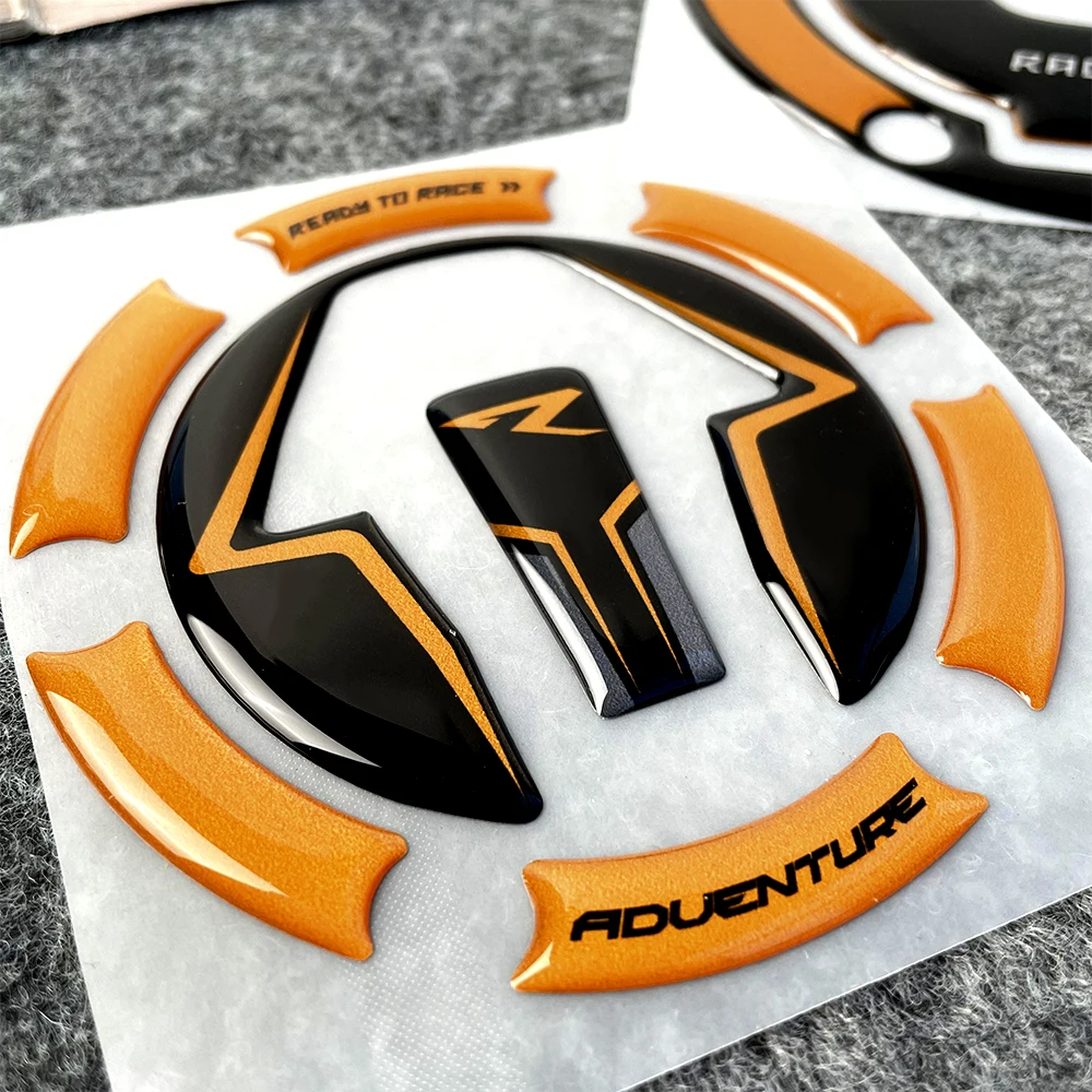 3D Reflective Resin Fuel Tank Cap Protector Sticker Motorcycle Decal Accessories for KTM 250 390 890 790 Adventure R 790 Adv R