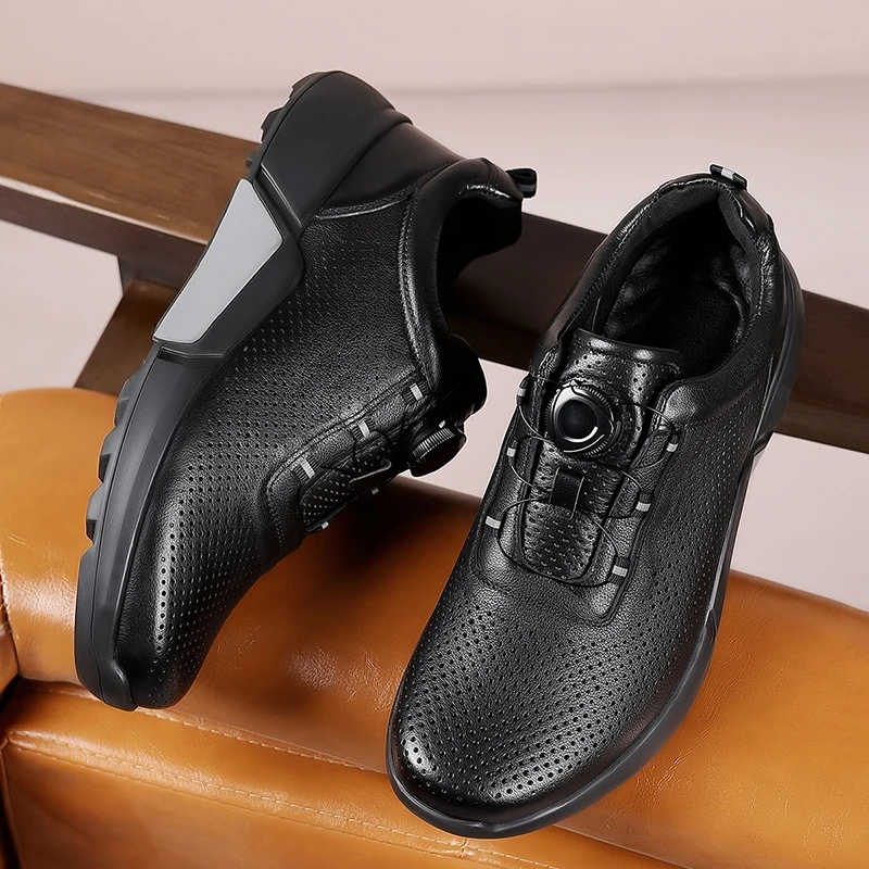 ​ حذاء بدون كعب رجالي جديد لعام 2025 - حذاء رياضي أبيض كلاسيكي، مسامي وممتص للصدمات، مريح خفيف الوزن، متين وغير قابل للانزلاق، عصري