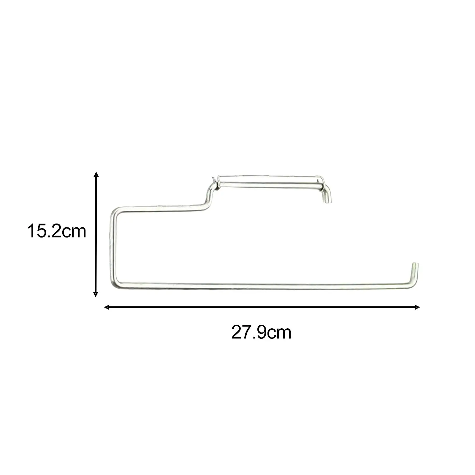 حامل مناشف ورقية Pegboard ، ملحق تنظيم Pegboard ، خطاف Pegboard لغرفة الغسيل ، منضدة ورشة عمل ، مرآب مطبخ #6