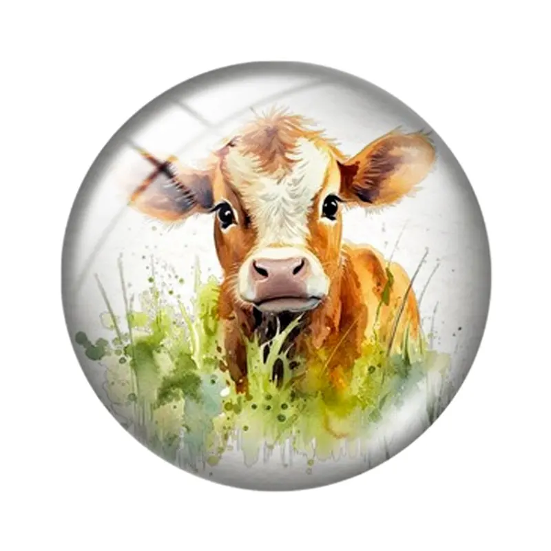 السمين الألبان الحليب البقرة 12/18/20/25 مللي متر الزجاج كابوشون قلادة سوار قلادة خواتم للمجوهرات التجريبي أقراط الظهر صنع النتائج #6