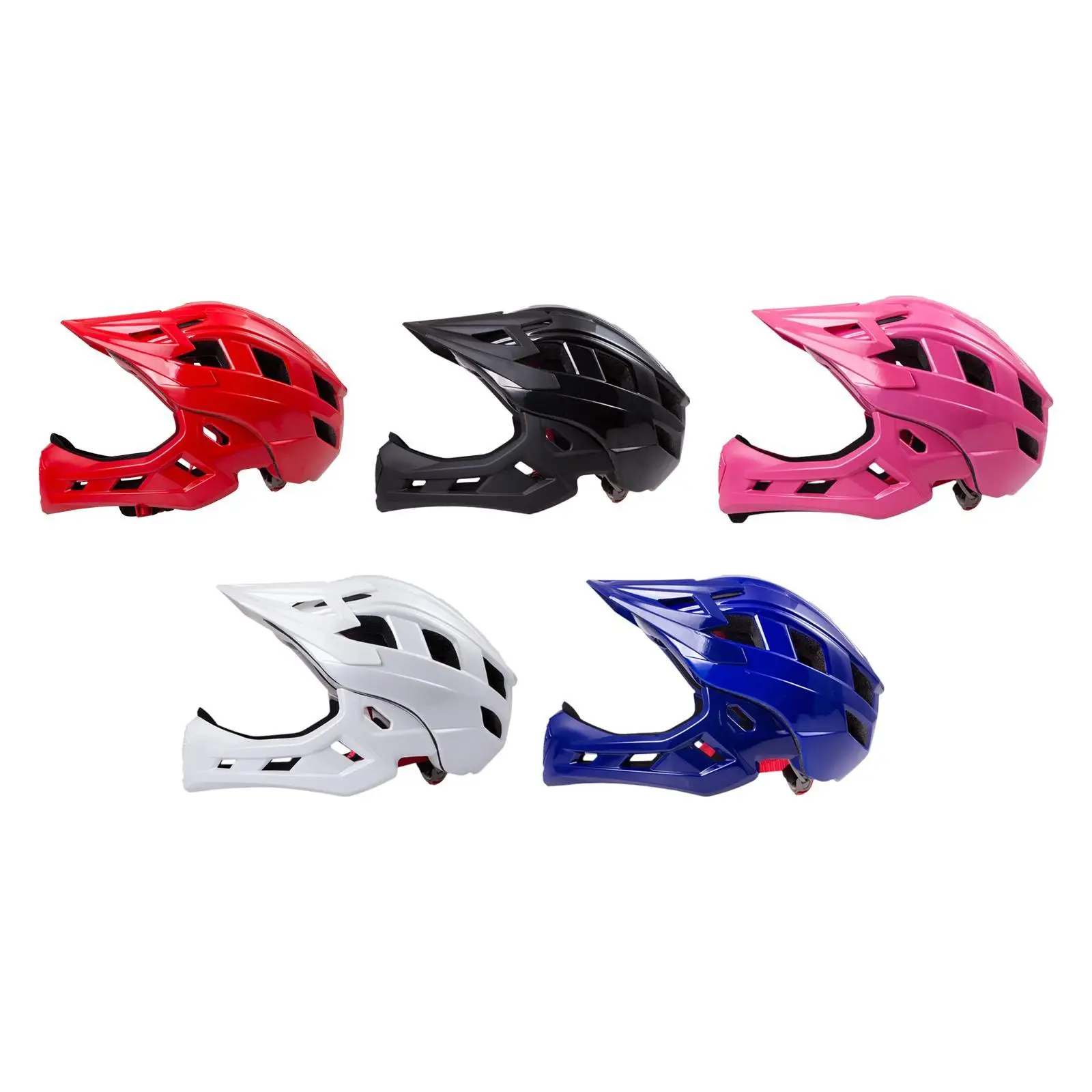 Kids Bike Helmet Switchable Full Helme and Half Helmet for Rock Climbing