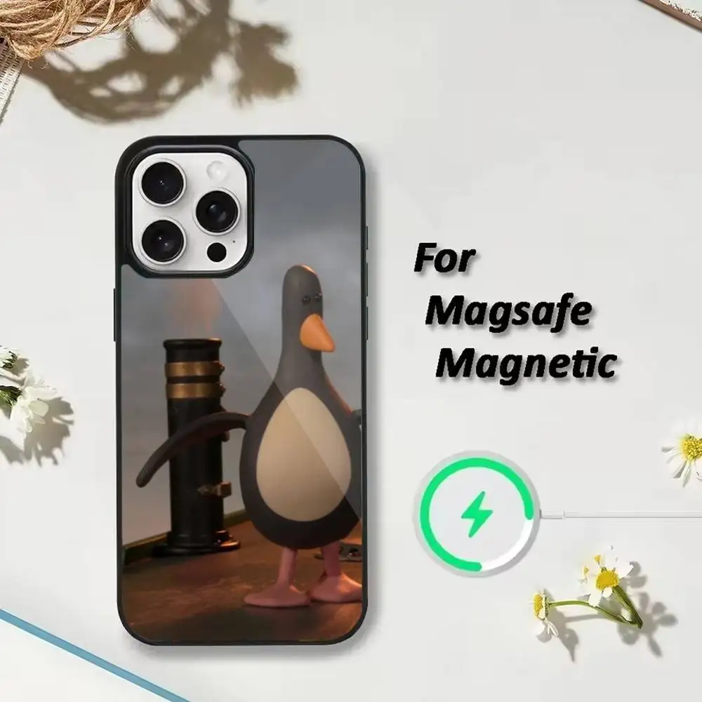 Чехол для телефона F-Feathers M-McGraw для iPhone 17,16,15,14,13,12, Plus, Pro, Max для Magsafe Magnetic Wireless Charge