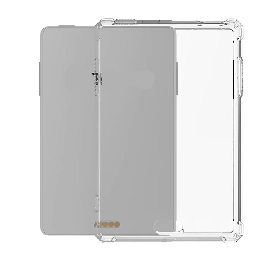 Funda transparente de TPU suave para lector electrónico XTE X3 3.7 pulgadas con bolsas de aire en 4 esquinas protectora