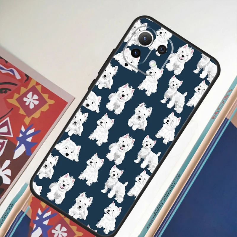 West Highland Terrier Westie Case For POCO F5 X5 Pro X3 Pro M5 F3 F4 X4 GT Cover For Xiaomi 13 Pro 12T 11T 11 12 Lite