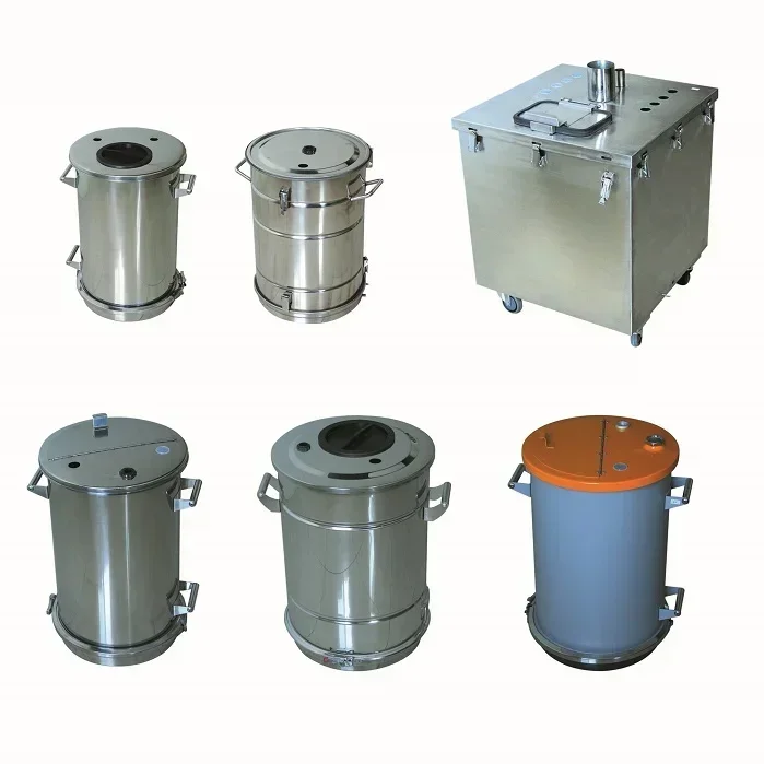 KAFAN Mini Lab Test Using Powder Spray Fluidizing Hopper 2 LBS Mini Powder Coating Hopper