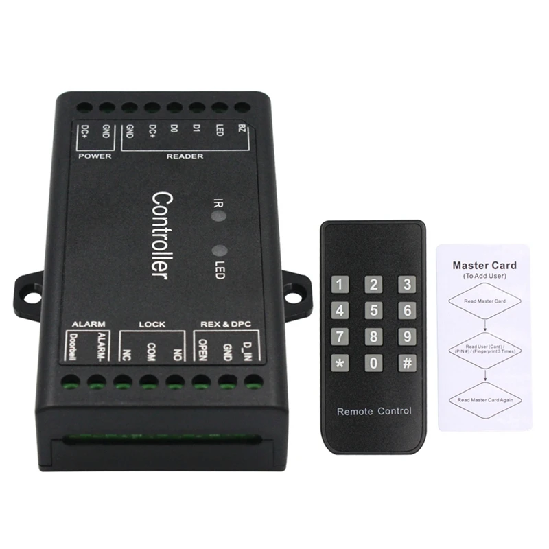 

Mini Size Wifi Remote Control Access Control Board Panel 12V Wiegand 26-44 Bits Input Tuya 1000 User