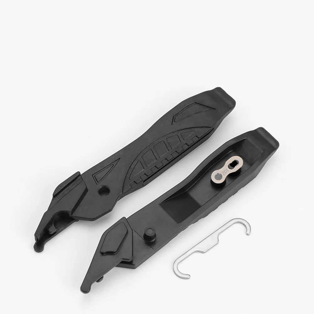 

Bike Tire Plier Black Plastic Detachable Pry Rod Quick-Link Tool Chain Repair Buckle Multifunction Repairing Accessory