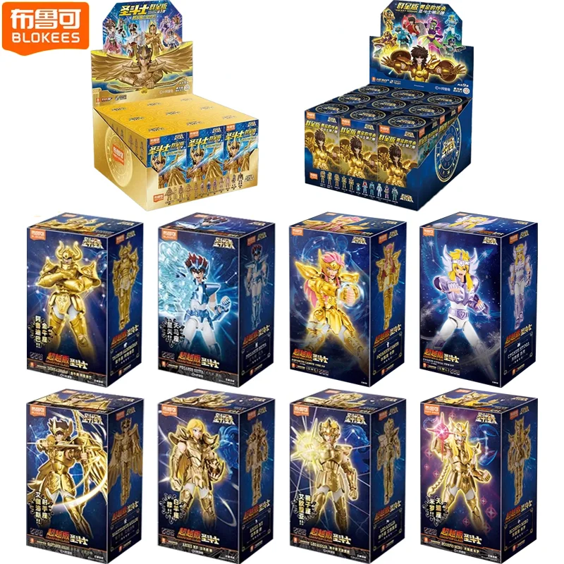 

Blokees Saint Seiya Aldebaran Anime Figure Desktop Decoration Puzzle Assembling Model Toys Birthday Gifts for Boys and Girls
