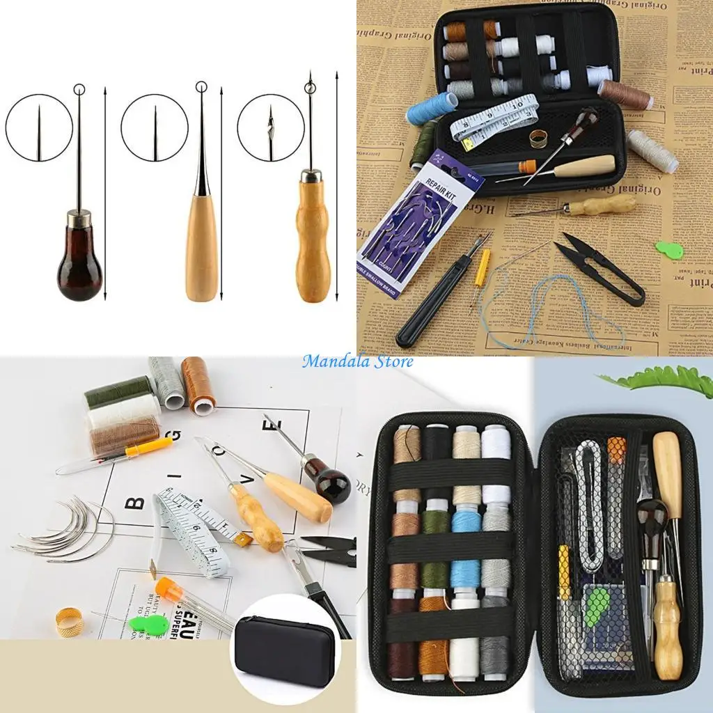 

U2JC Sewing Kits, Mini Sewing Kits Thread and Needle Set for Adults, Home, Travel, DIY & Emergency with Zipper Storage Case