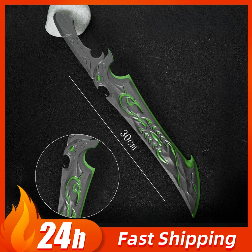 Paz elite maldição do julgamento grande facão jogo periféricos armas modelo cosplay brinquedo faca realista prop metal artesanato menino presente