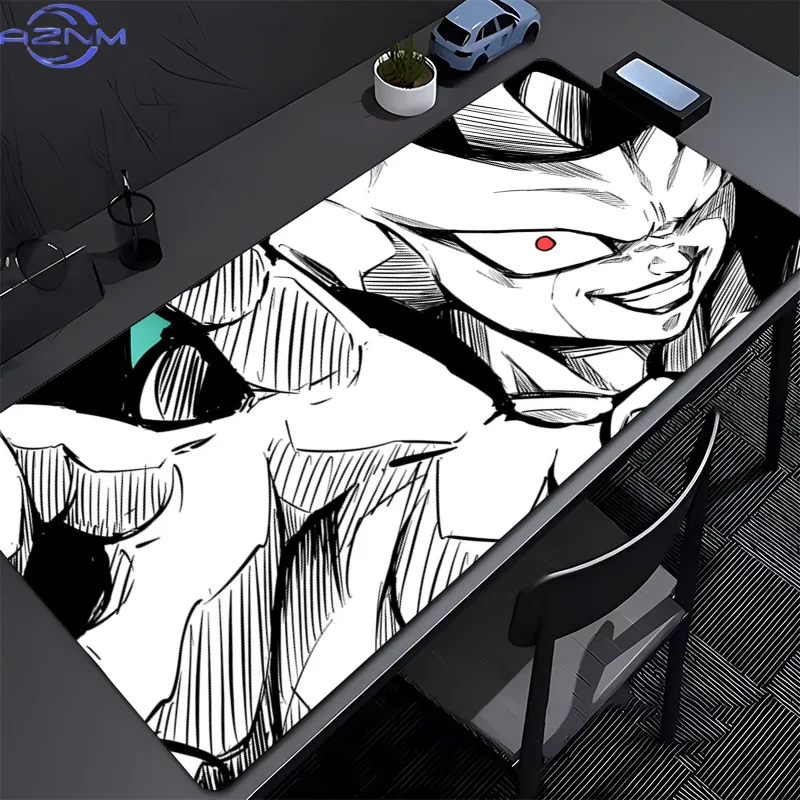 Dragon Ball Frieza Gaming Mouse Pad Accessories Office Gamer Keyboard Desk Mat Non-Slip Laptop ground mat PC carpet big Mousepad