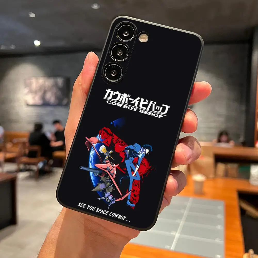 Cowboy Bebop Handyhülle für Samsung S26 S25 Ultra S24 S23 S22 S21 S20 Plus Fe Galaxy A54 Silikonhülle