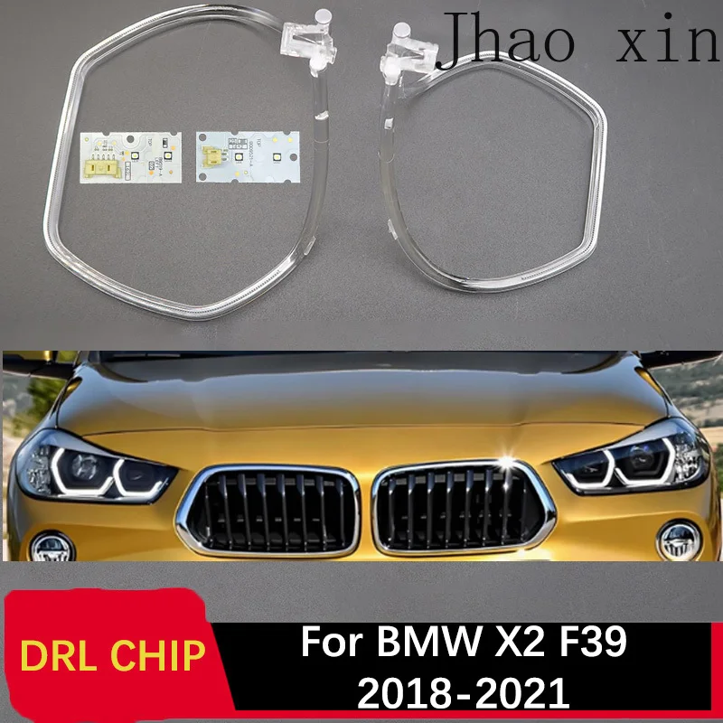 

White Light Circuit Board for BMW X2 F39 Ballast Module 2018-2021 Angel Eye Car Daytime Lights DRL CHIP Lamp Tube Automotive DRL