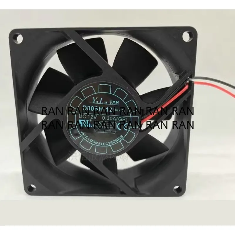

Original New Cooler Fan for YaLnFAN D80SH-12 12V 0.30A Chassis Power Supply Silent Fan 8CM 80*80*25MM