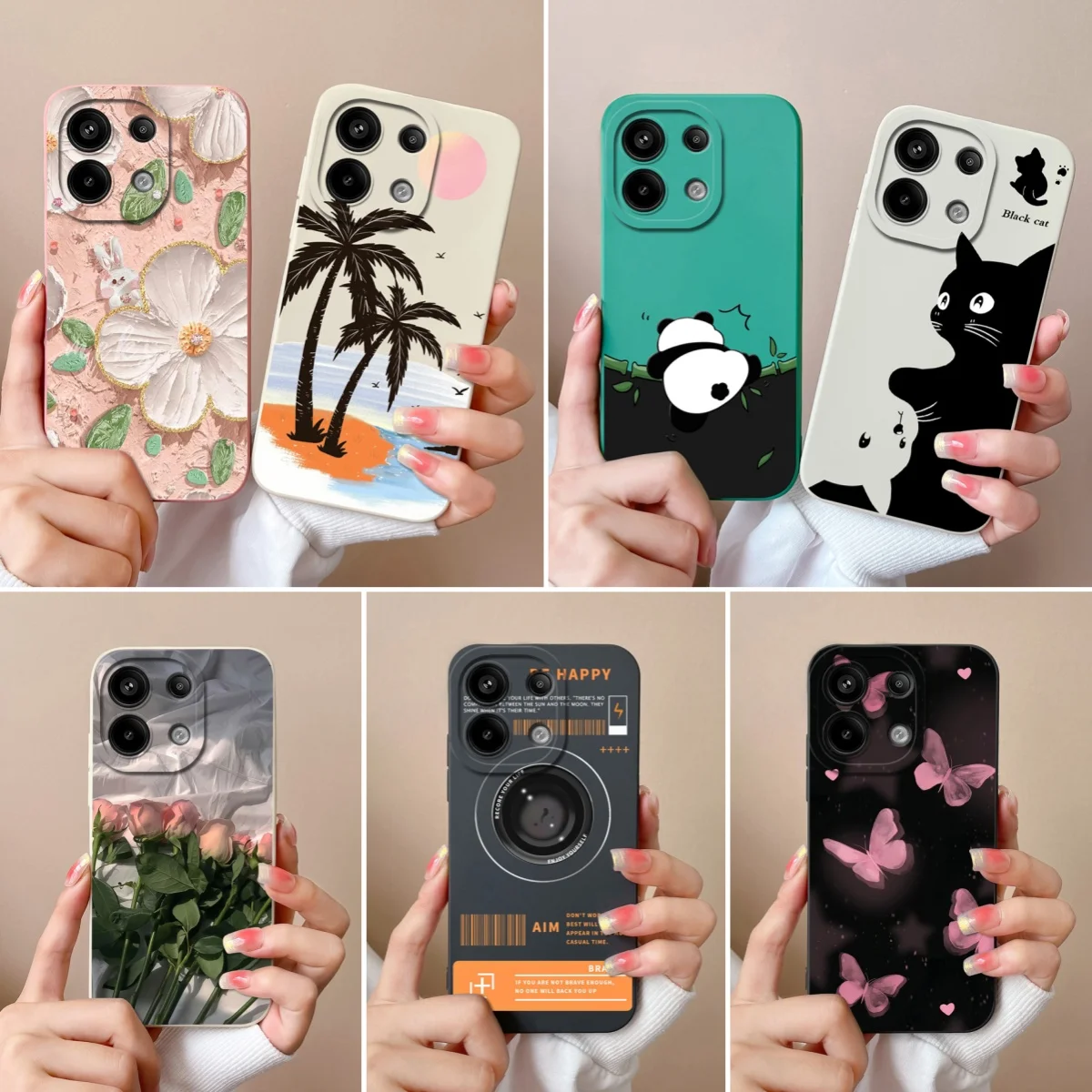 Case For Xiaomi Redmi Note 13 Pro Plus Phone Back Cover For Redmi Note13 Pro 13Pro+ Carcasa Soft Liquid Silicone Bumper Coque