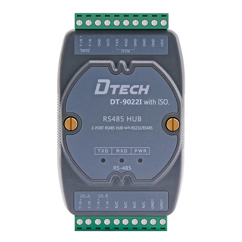 

Преобразователь защиты связи DTECH, фотоэлектрическая изоляция, активный RS232/RS485 на 2-портовый концентратор RS485