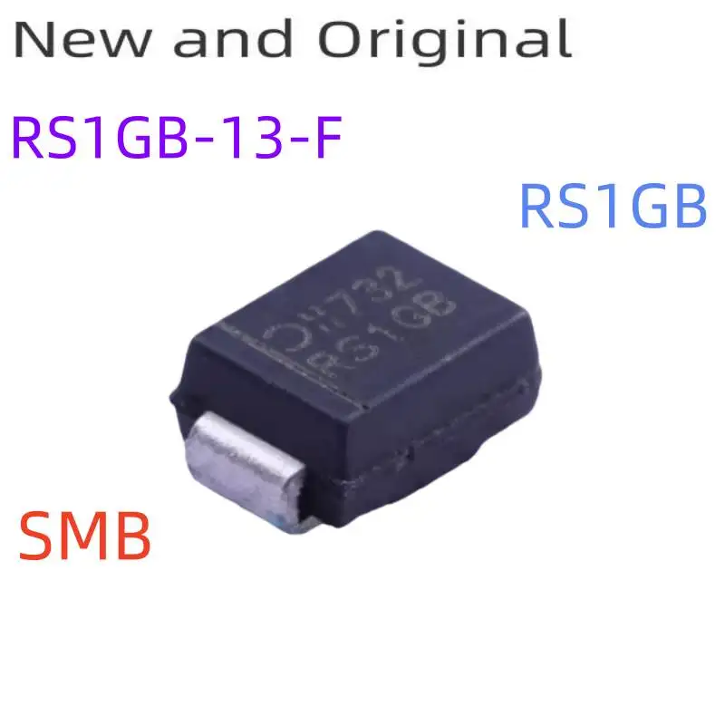 

RS1GB-13-F SMB 400V 1A SURFACE MOUNT FAST RECOVERY RECTIFIER marking code RS1GB