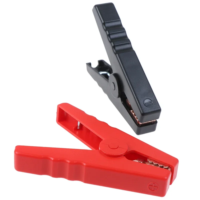 2Pcs Alligator Clips Terminal Electrical Battery Crocodile Clamp Test Connector for Jumper Cables