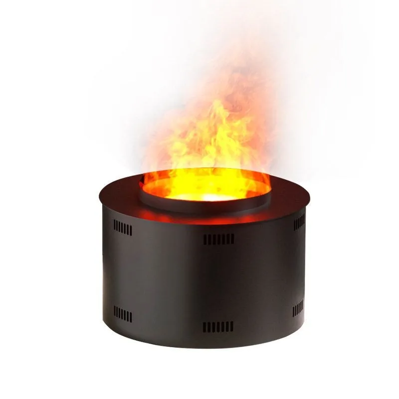 False flame 3d atomizing fireplace humidifier