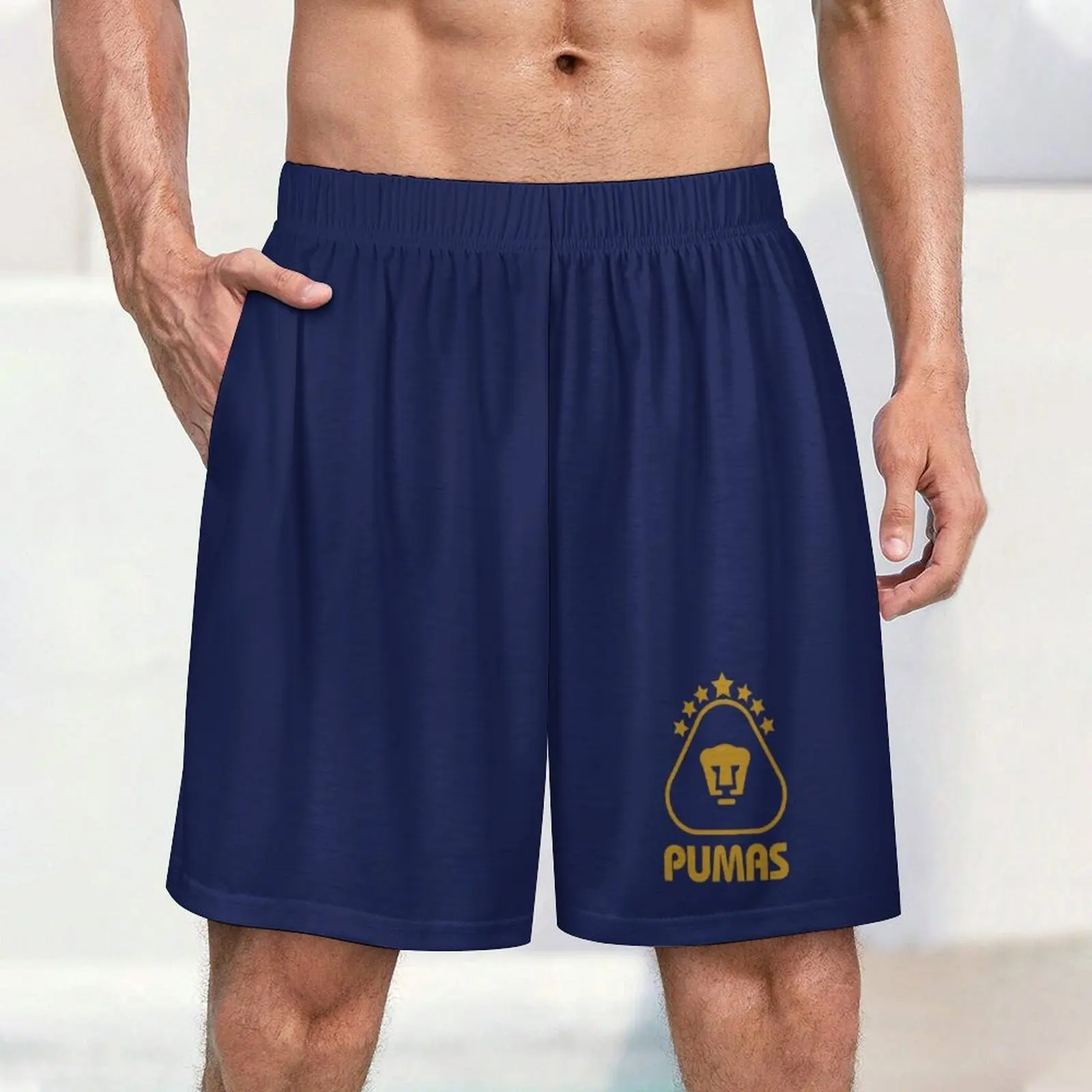 

Mexico Pumas UNAM Summer Pajama Trousers Shorts Half Pants Gift for Men Sleep Home Wear Breathable Comfort Casual Sport Fitness