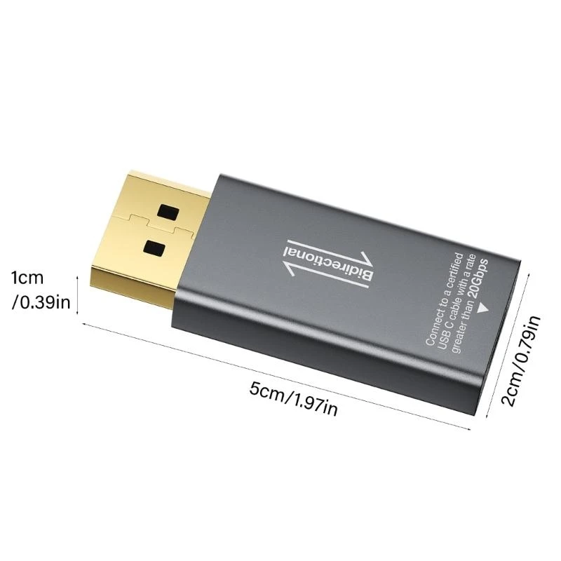 Y2GD USB C  Adapter Lightweight For Portability Supports 8K 60Hz Type C  Converter