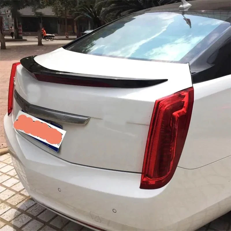 Suitable for Cadillac XTS 2013-2017 Tail Wing Carbon Fiber Spoiler  Fixed Wing Ducktail Decoration Rear Spoiler New Product