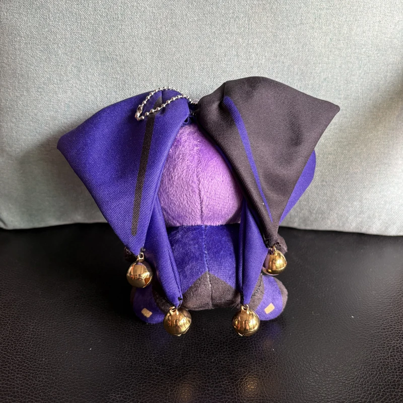 Ultimo Modello con Campanello 15cm Game Pierrot Purple The Freak Circus Peluche Portachiavi Anime Ciondolo per Borsa Zaino Decorazione Bambola di Peluche