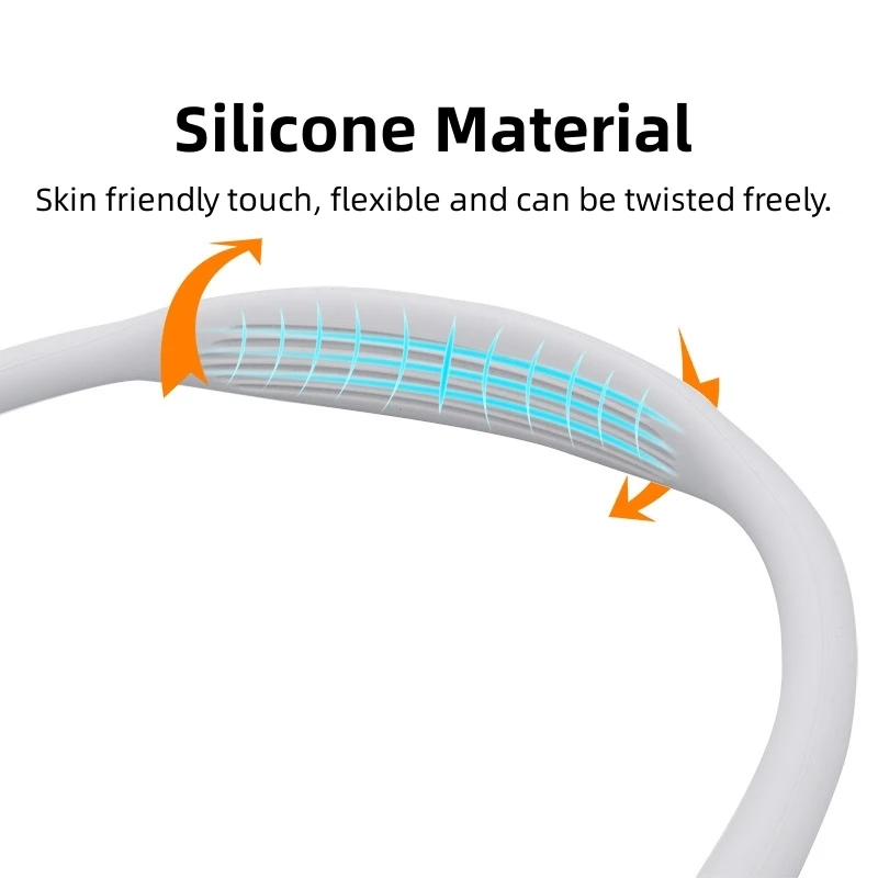 Silicone Neck Collar Holder Sport Running Shooting Anti-fall Fixed Strap for DJI OSMO Pocket 4 / 4P / Pocket 3 Gimbal Camera