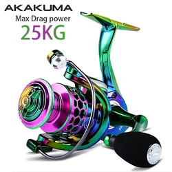 14 + 1Bb Mulinelli da pesca Mulinello da spinning in acqua salata Rapporto di trasmissione 5.0:1 Bobina in metallo ultra liscio Mulinello da pesca Max Drag 25Kg SK1000-6000