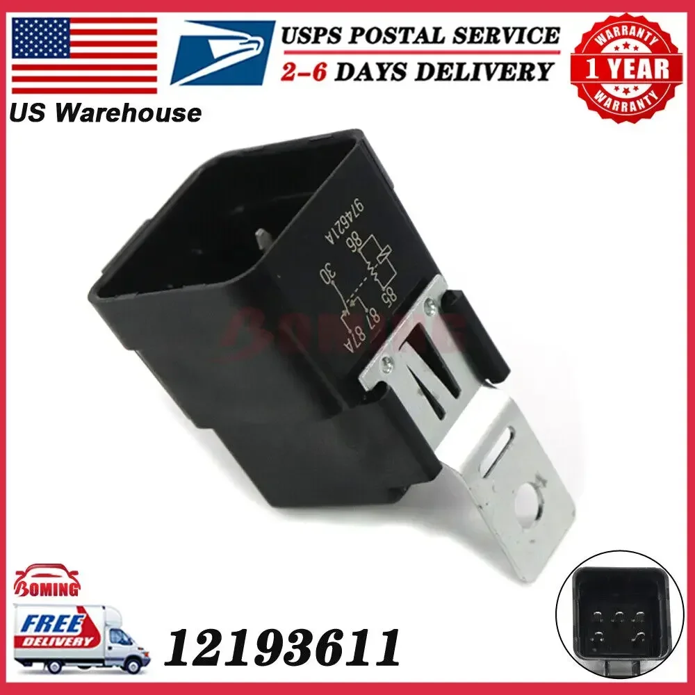 

12193611 New Car Accessory Power Blower Motor Relay 12077864 VF28-65F14-P01 12135000